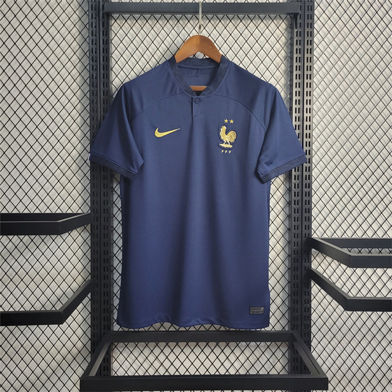 France 22-23 Home Jersey - Fans Version - 2022 World Cup